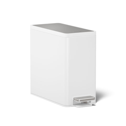 Kohler 20957-STW soft-close lid in white stainless steel.