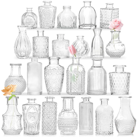 KOIUEYW bud vases bulk set, perfect wedding centerpieces for tables