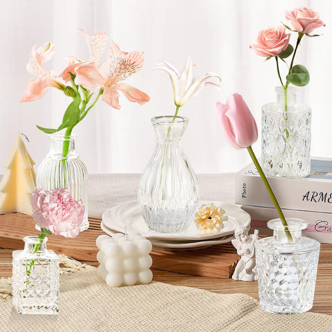 KOIUEYW versatile small vases for dining tables and shelves