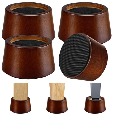 KOIKEY furniture raisers with 2-inch circle top elevate beds and sofas.