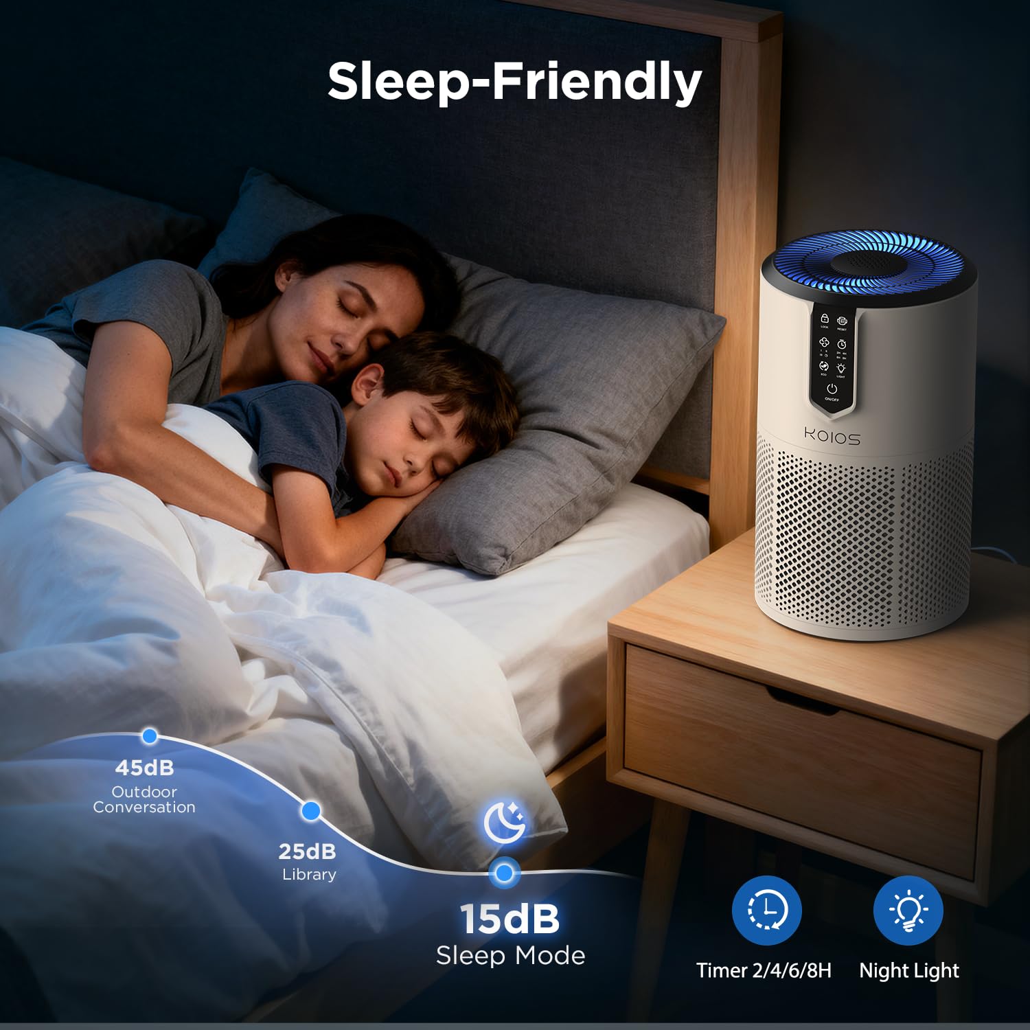  KOIOS C150 night light and aromatherapy for peaceful sleep