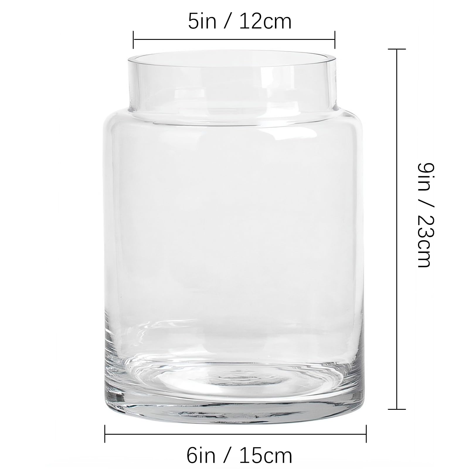 KOIUEYW clear vase in living room creates calm ambiance with flower arrangements.