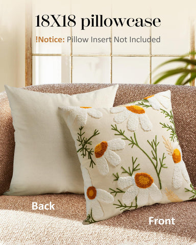 Kokaaee linen-cotton pillow covers suit living room and bedroom styling.