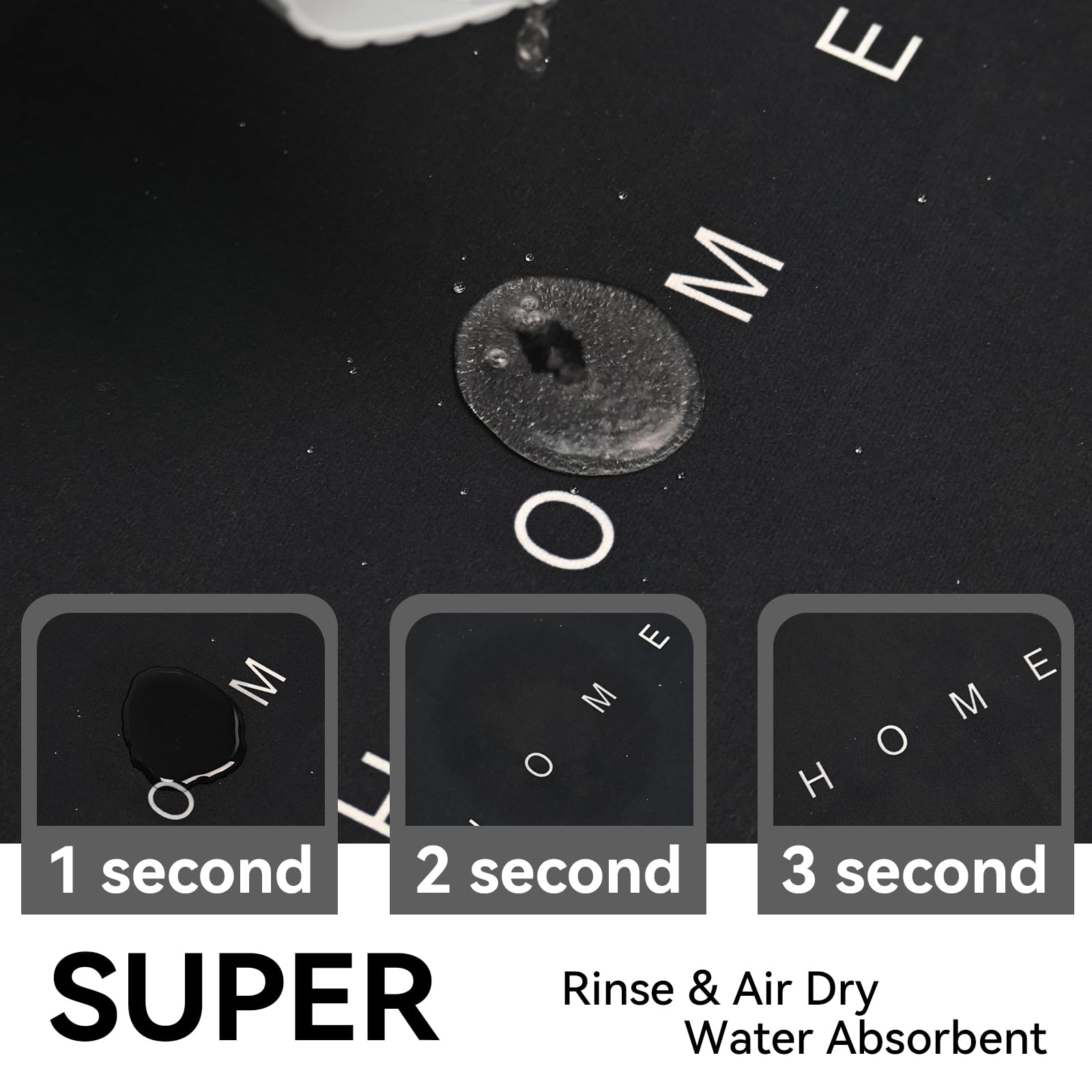 KOKGYM absorbent surface helps keep floors dry after showers