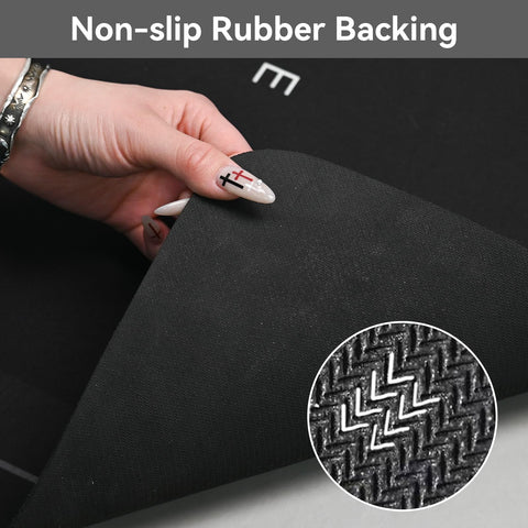 KOKGYM non slip bottom keeps mats in place on wet bathroom floors