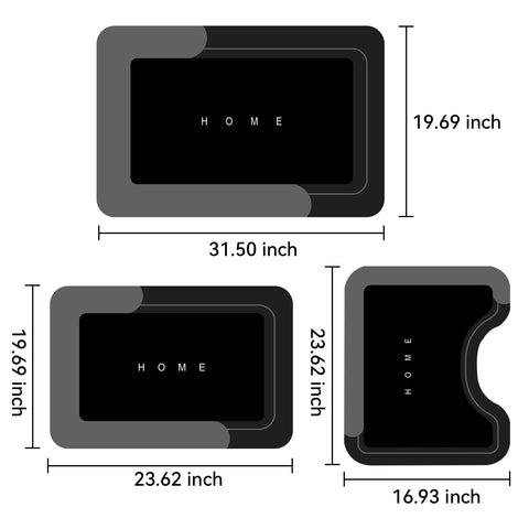 KOKGYM bath mats foot mat offering a cozy stepping surface and moisture control