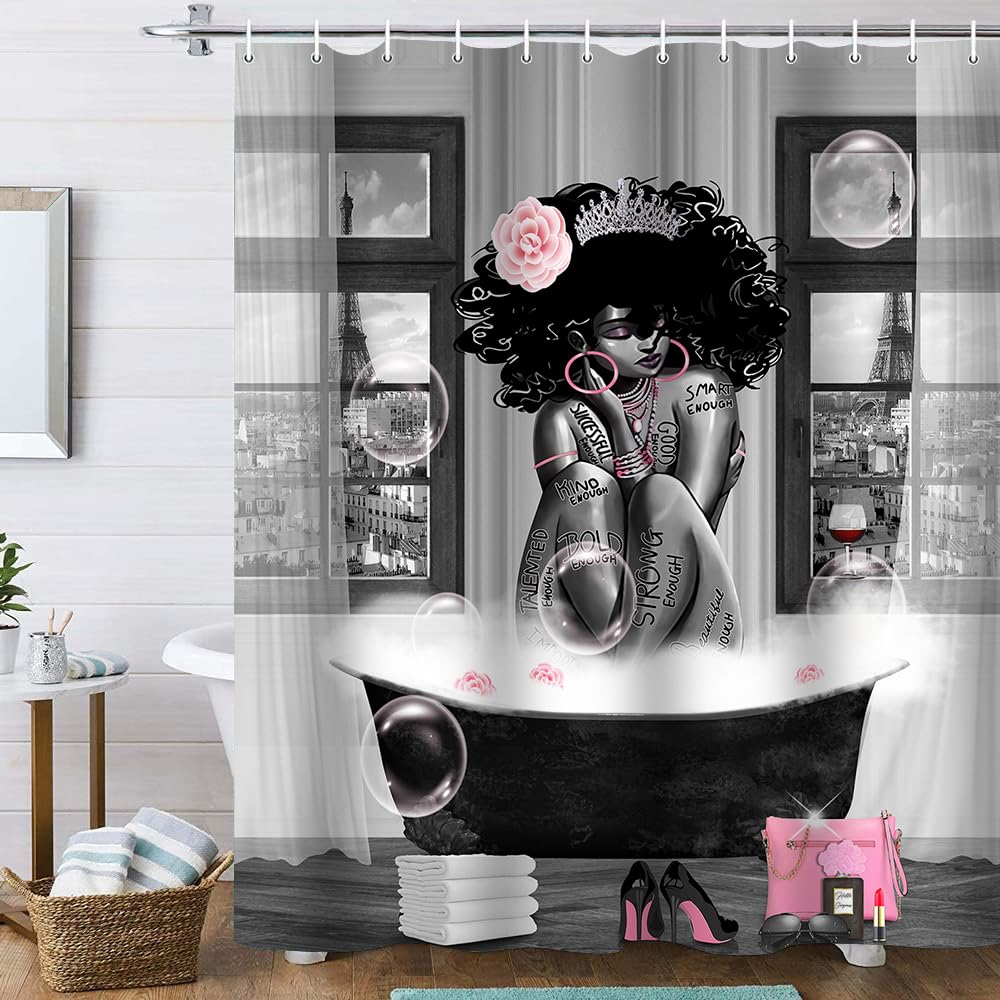 KOKGYM U-shaped rug provides extra mat area near the tub