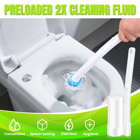 KOKL toilet brush holder with storage caddy keeps wands ready and organized