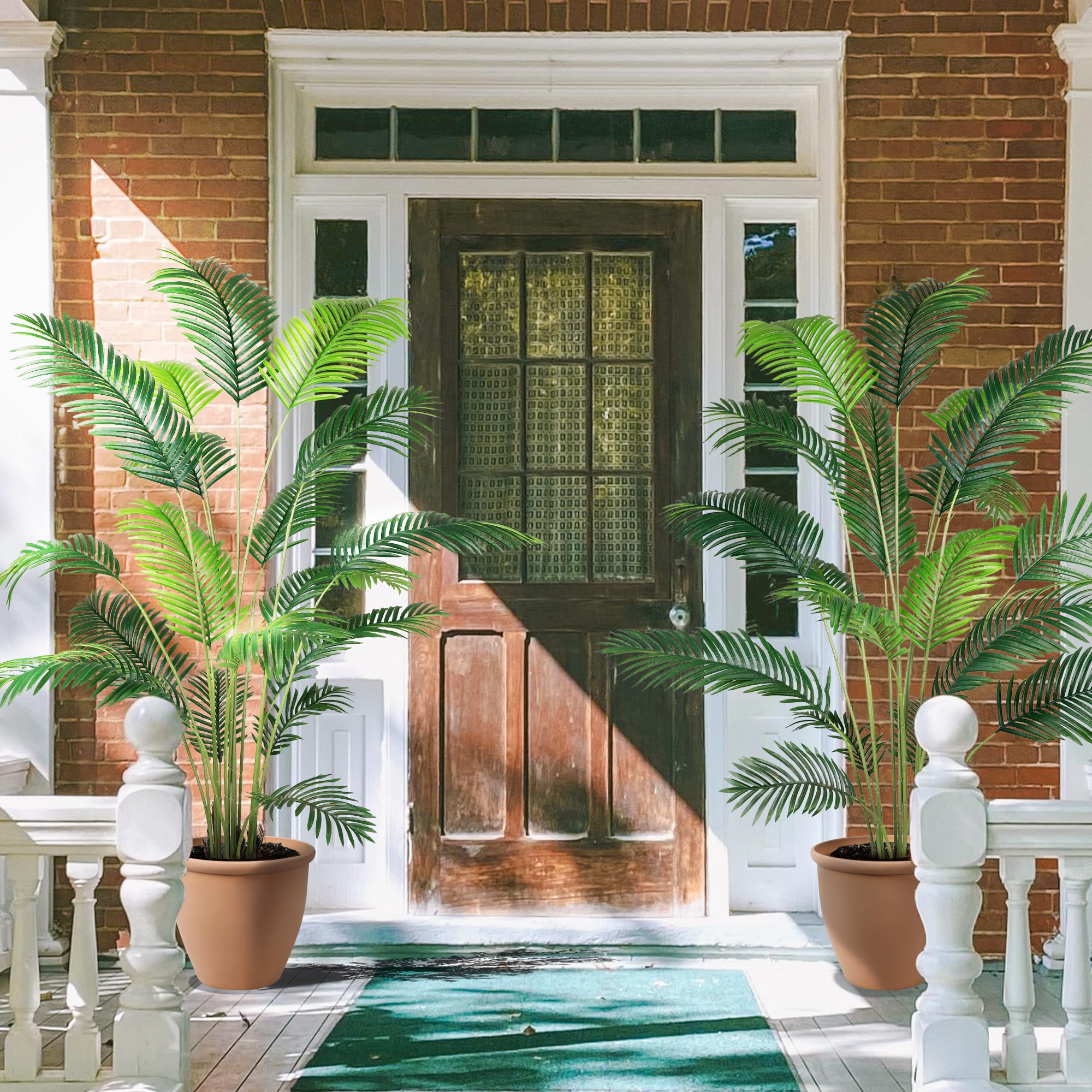 Perfect for outdoor patios or balconies, bringing tropical vibe year-round.