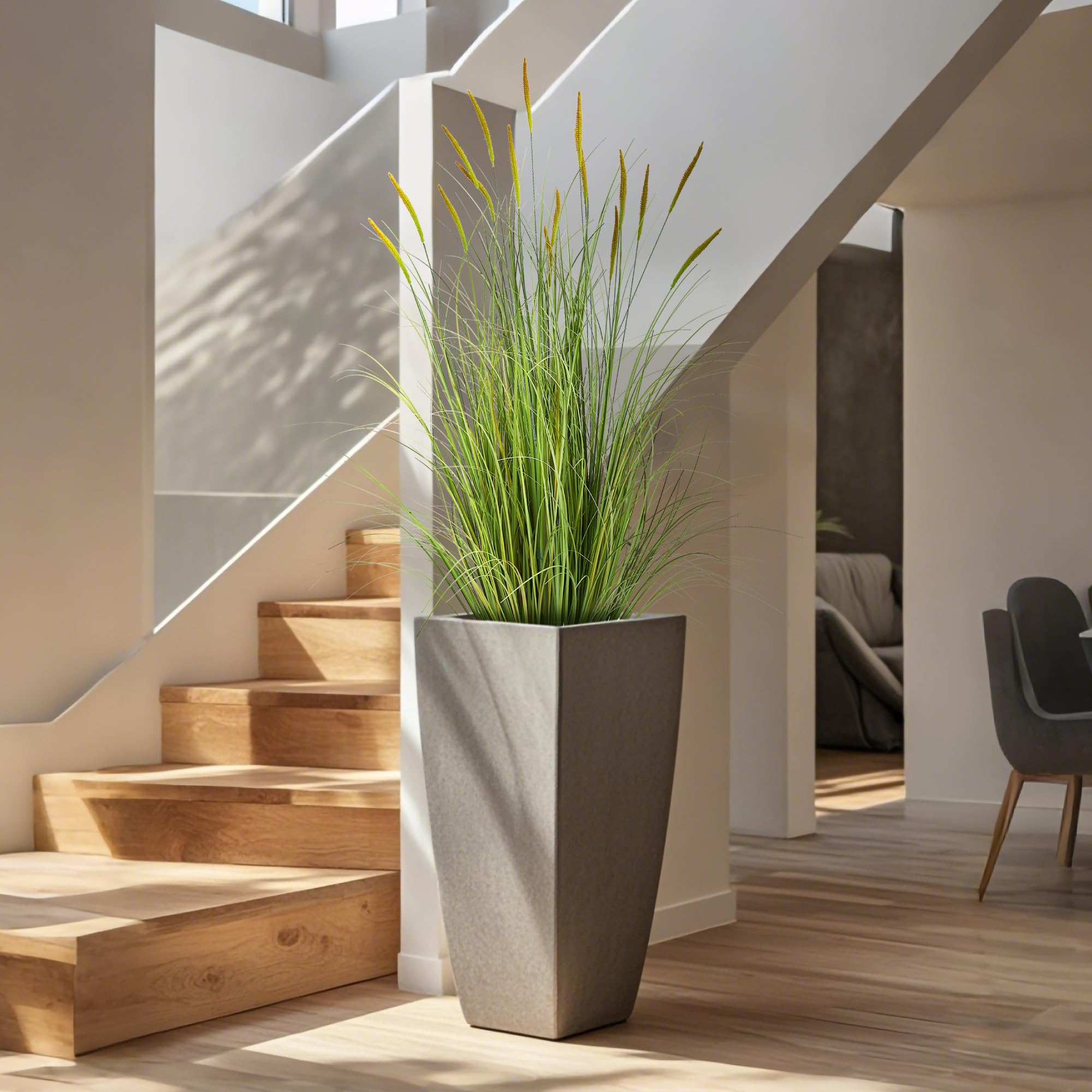 KOL cattail grass housewarming gift offers stylish, maintenance-free greenery.