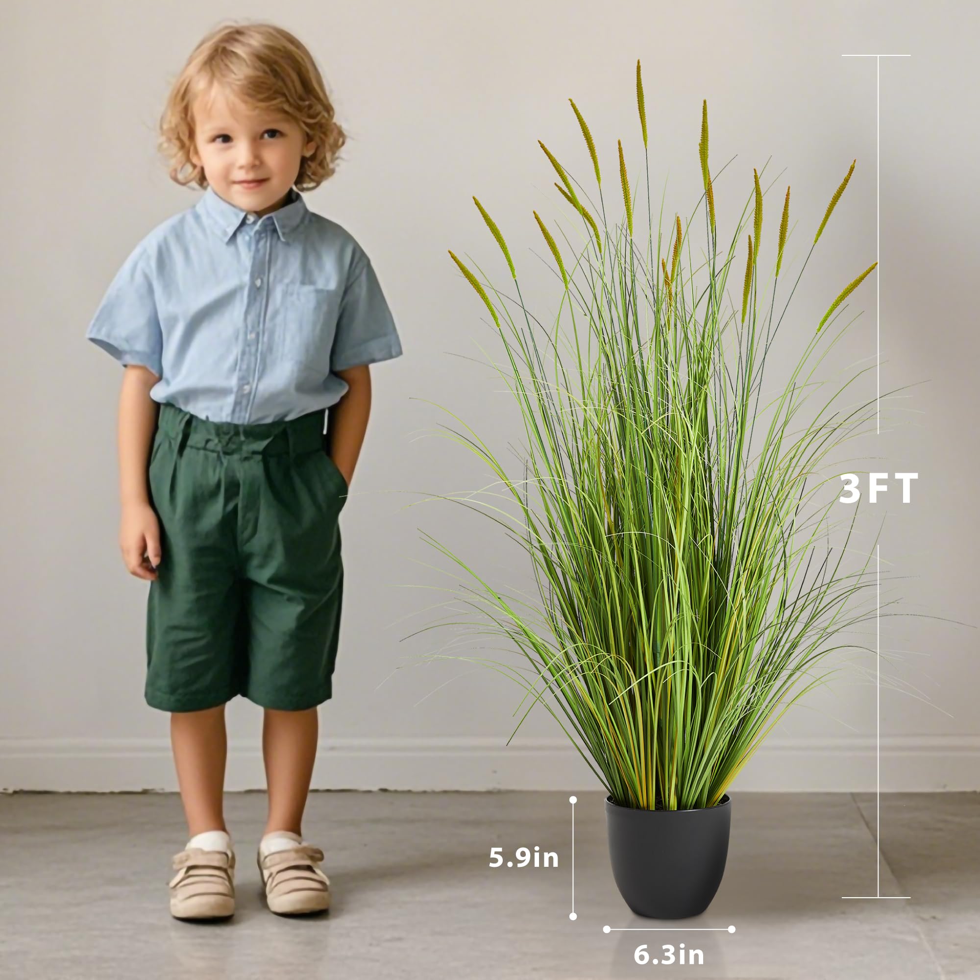 KOL cattail grass wedding decor adds lush greenery to ceremonies.
