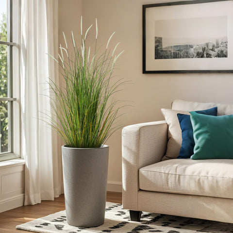 KOL faux onion grass plants for indoor outdoor styling