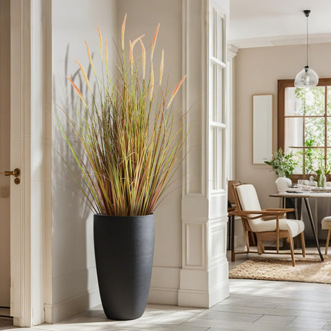 KOL faux plants in pot provide low-maintenance greenery for homes.