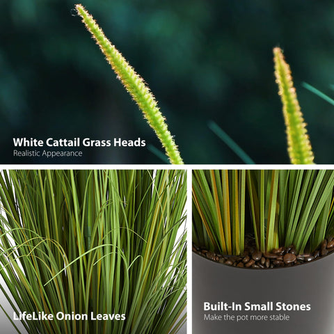 KOL durable faux plants for office and living room decor.