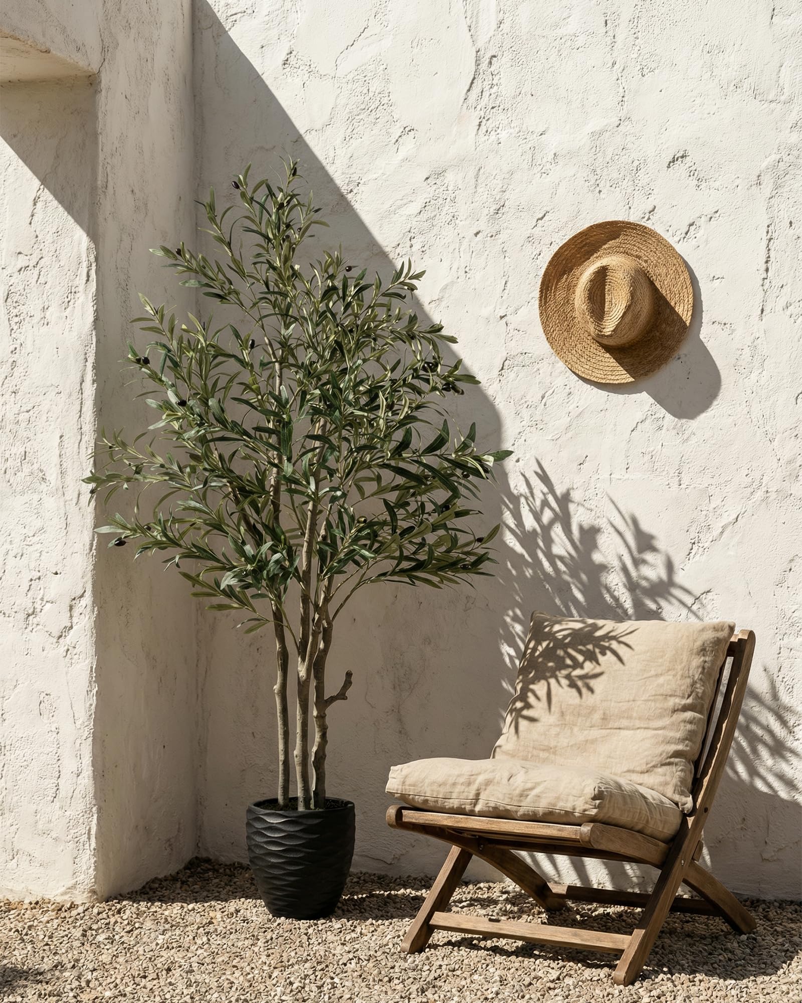 KOL olive tree suits home offices for a calm work ambiance.