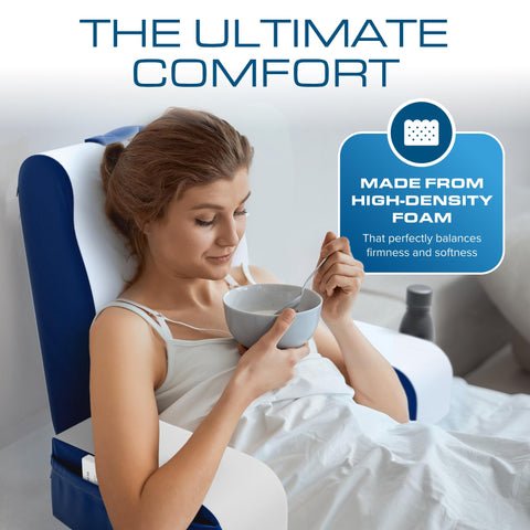 Kölbs wedge pillow removable chic cover simplifies cleaning.
