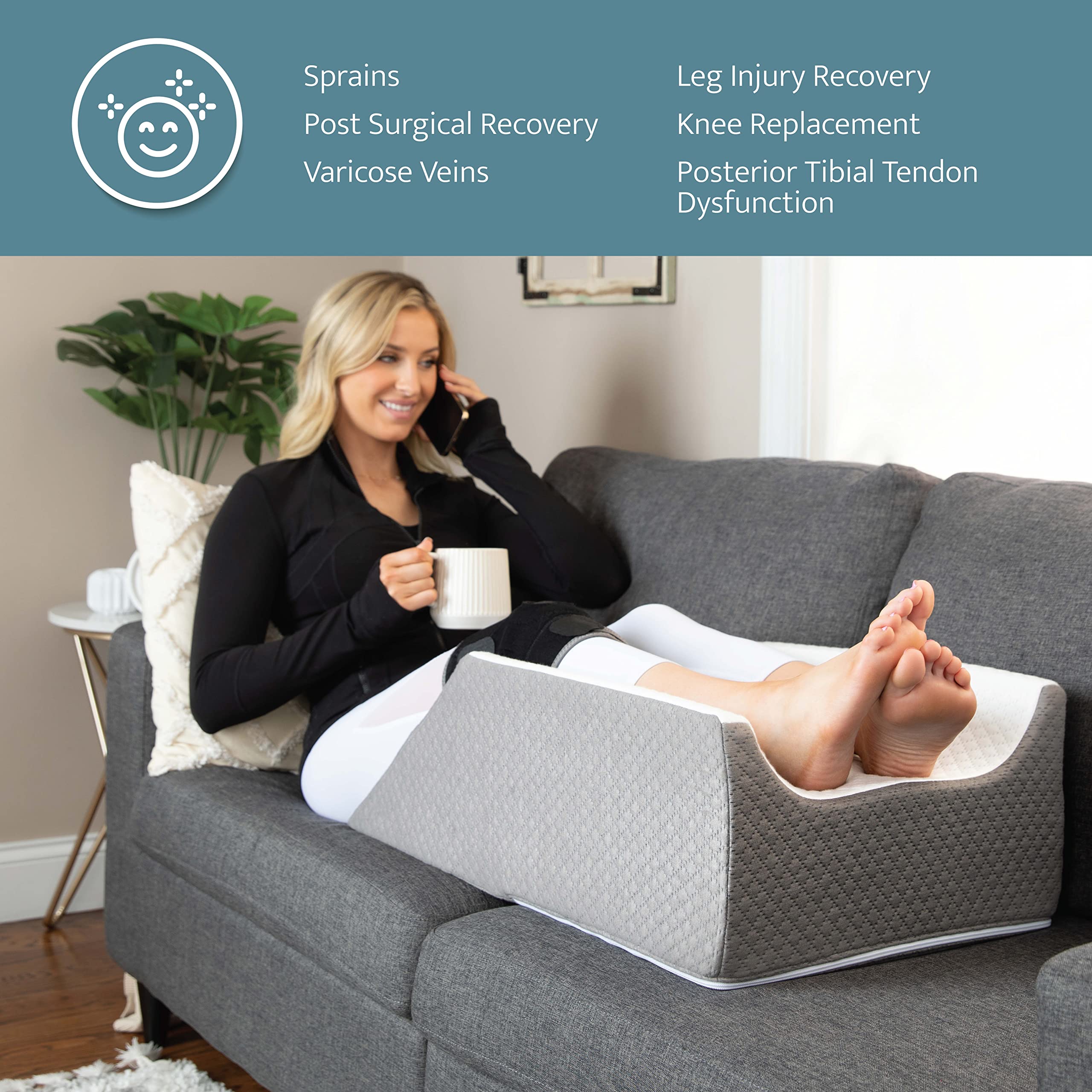 Kölbs Knee-friendly pillow for sleeping helps reduce discomfort during rest.