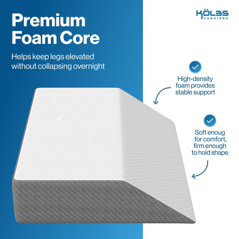 Pillow with carrying handle for easy repositioning.