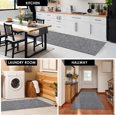 Machine-washable Koloko rug makes quick refreshes practical in busy homes.