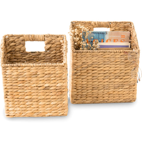 KOLWOVEN entryway storage highlights natural tones and versatility