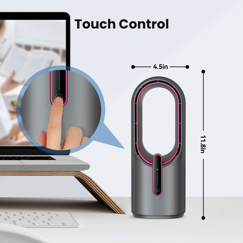 KONSIDEN desk fan operating quietly in a calm office setting