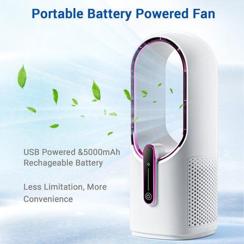 KONSIDEN touch-control desk fan with simple speed adjustments