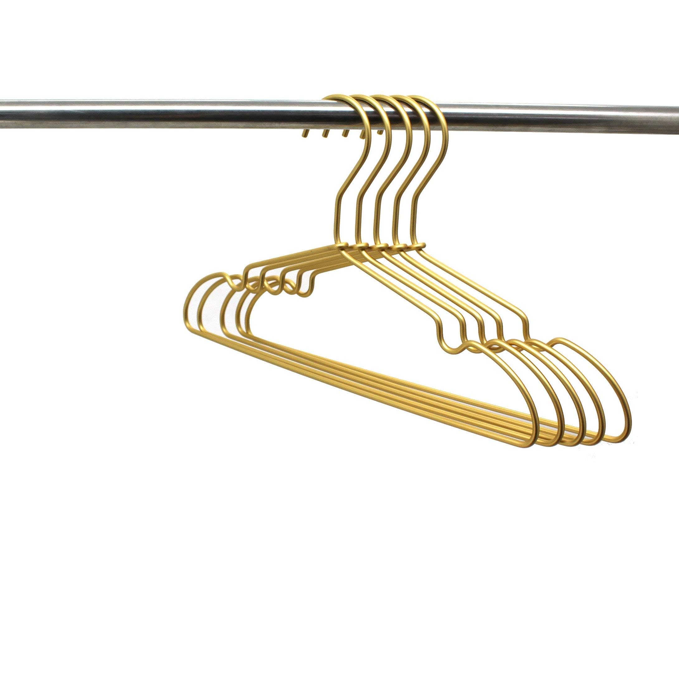 Koobay arc shaped shoulders prevent marks on garments.