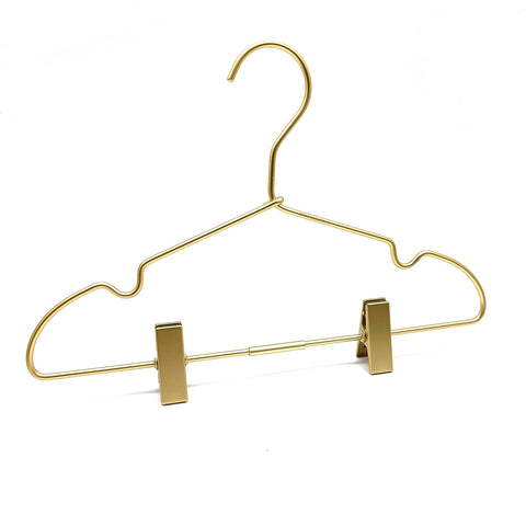 Koobay notched hanger designed for securing straps on dresses and tops.