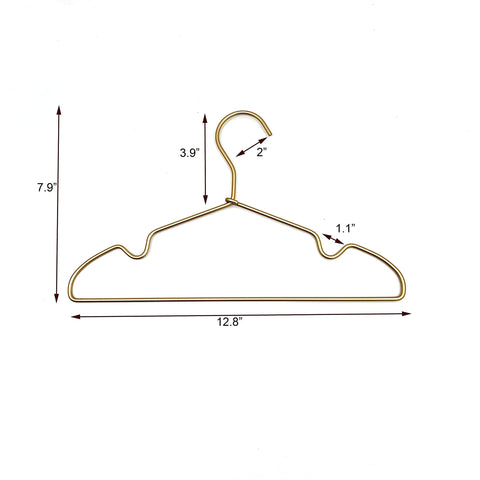 Koobay non slip notch design secures delicate children's garments.