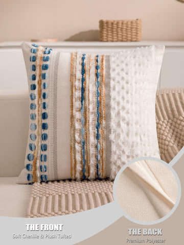 KOOLIFE farmhouse striped design complements contemporary sofas and beds.