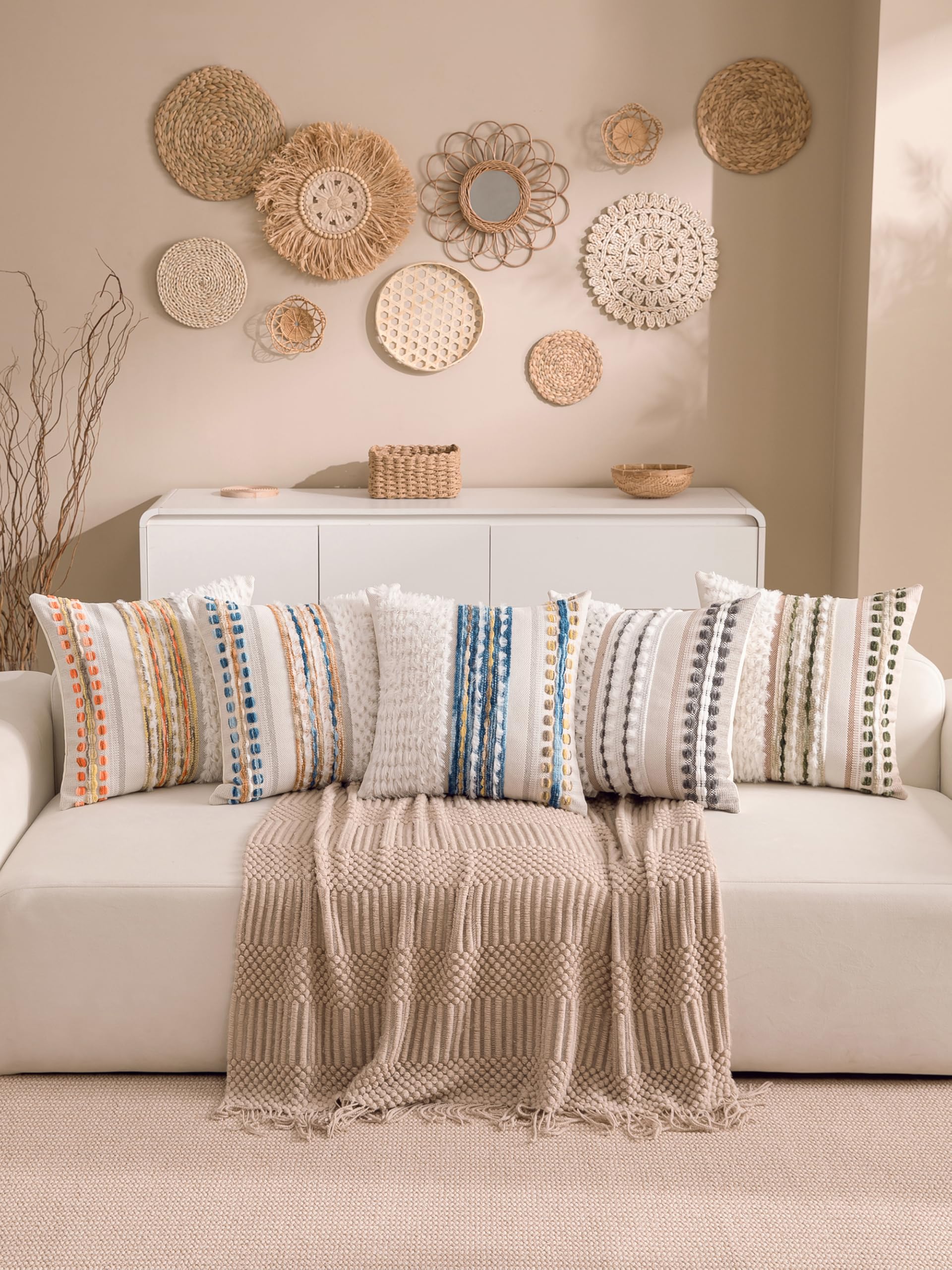 KOOLIFE two-piece set delivers versatile décor for couches, chairs, and beds.