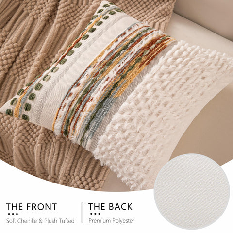 KOOLIFE 18x18 pillow cover featuring an invisible zipper for seamless inserts.