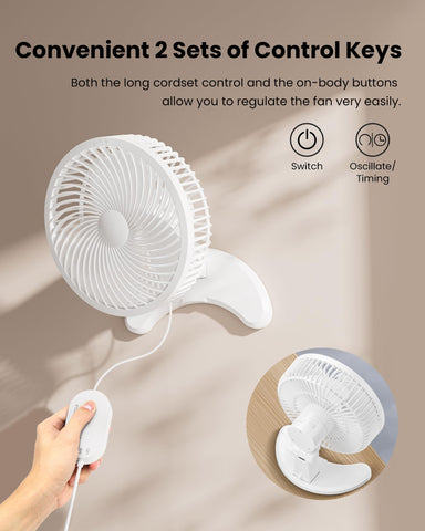 Koonie wall fan installation supplies with quick mounting hardware.