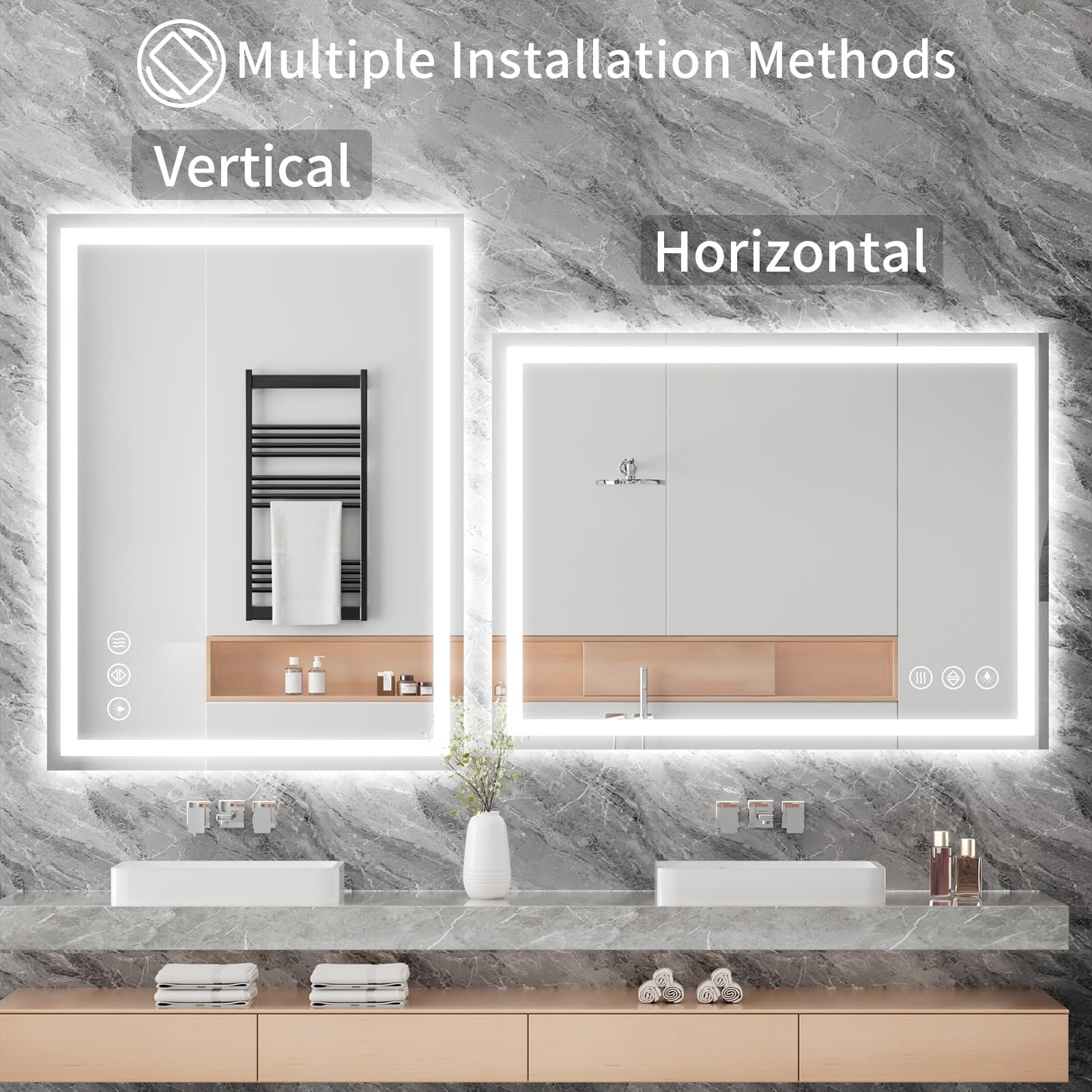 Koonmi easy-install wall-mount design for quick setup