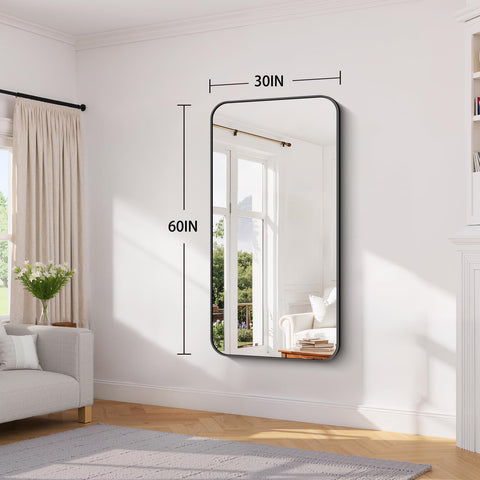 Koonmi versatile mirror for bathrooms, bedrooms, and entryways.