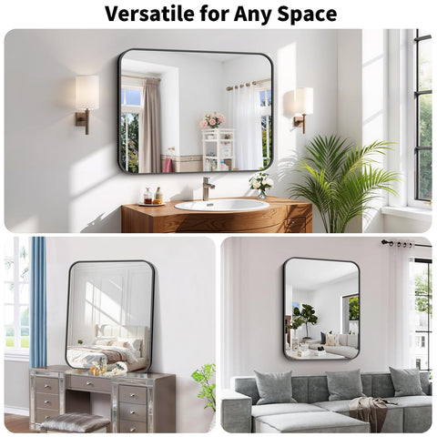 Koonmi versatile mirror suitable for bathroom and entryway decor