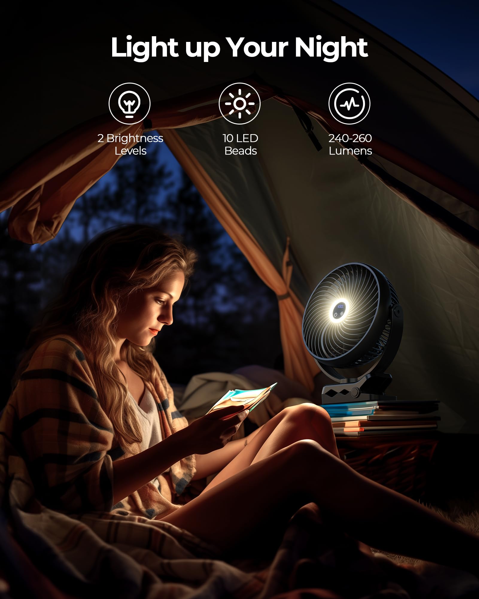 Koonie long-battery life delivers up to 24 hours of cooling.