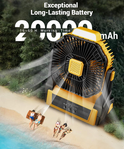 KopBeau fast charging in 8-9 hours for reliable outdoor power