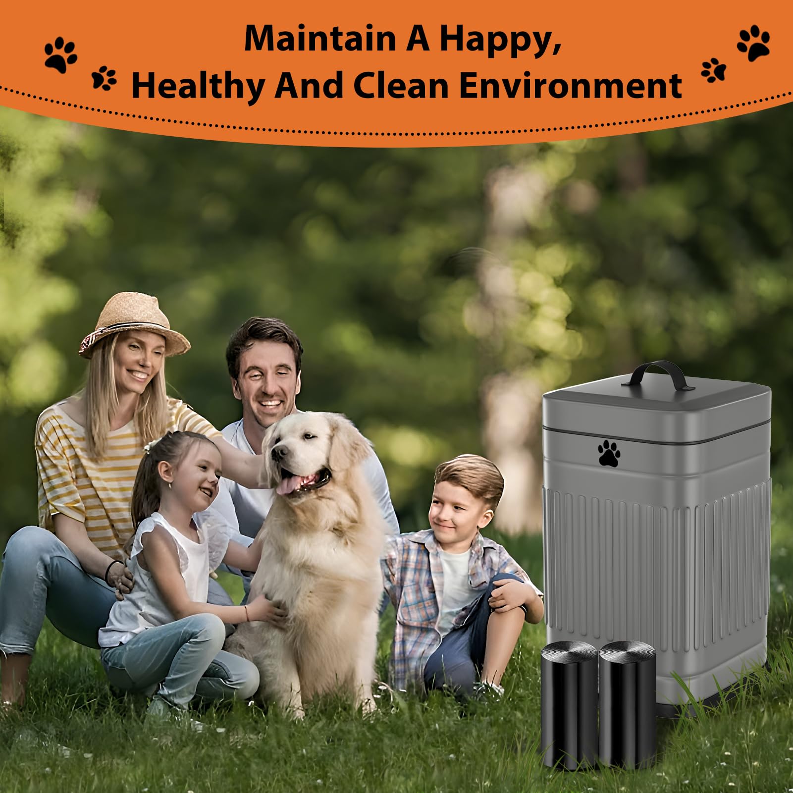 Kopuncare included 40 bags simplify routine trash changes.