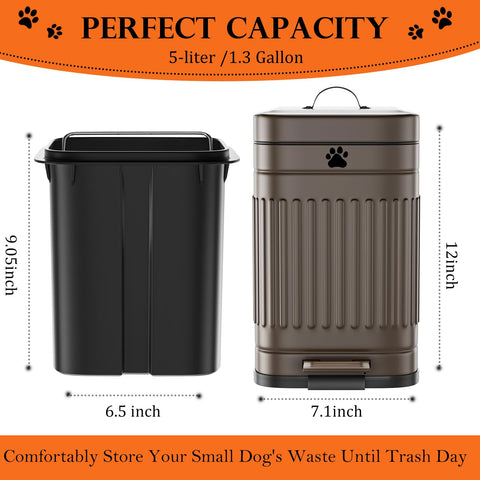 Kopuncare foot-pedal design for hands-free waste disposal outdoors.