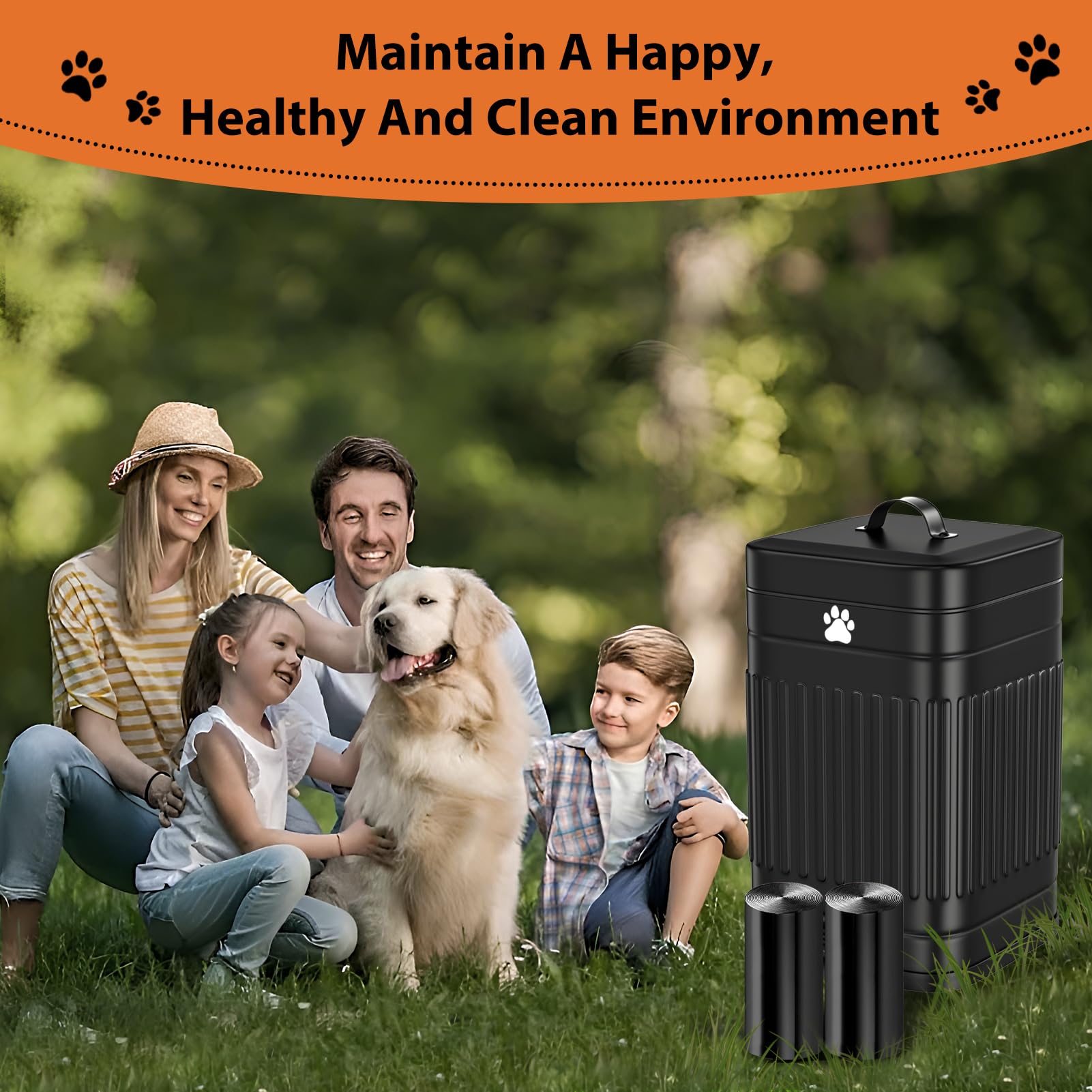 Kopuncare sealed lid provides odor control and fresher surroundings.
