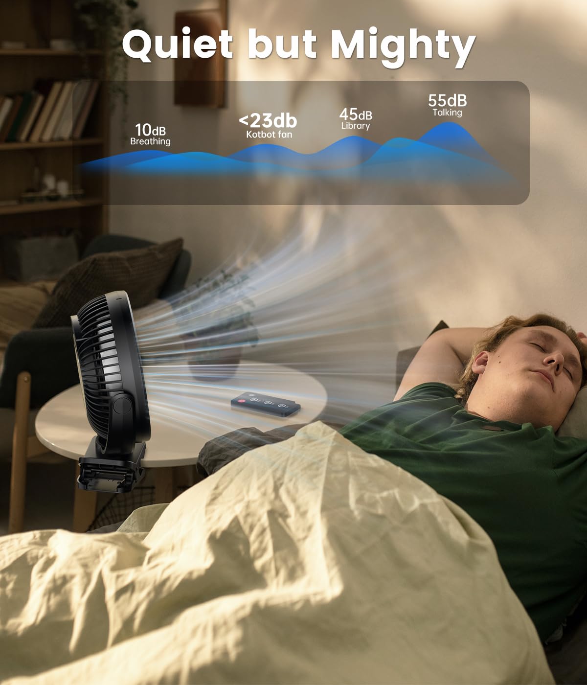 Korbot portable fan makes a practical gift for cooling at home.