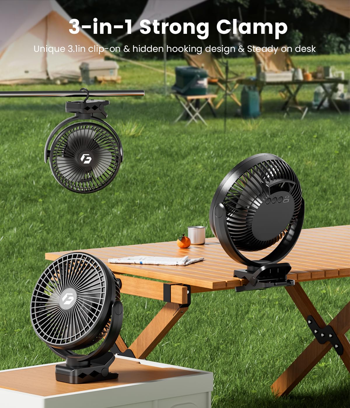 Korbot clip features a tactical tie-wrap clip for stable outdoor mounting.