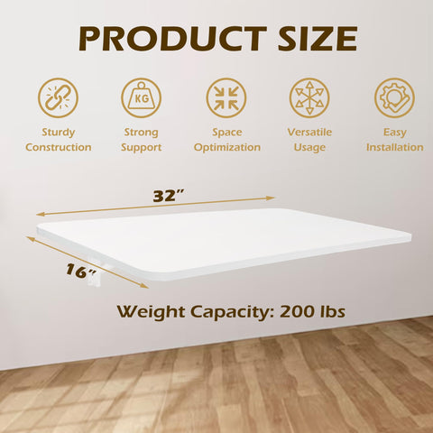 koretech Laundry Folding Table wood desktop closeup emphasizes eco-friendly finished surface