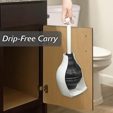 Korky Beehivemax Hideaway storage under sink keeps tools tidy.
