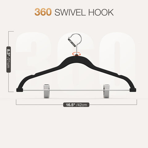 Korpai adjustable clip hanger closeup with cushioned grips protects delicate fabrics.