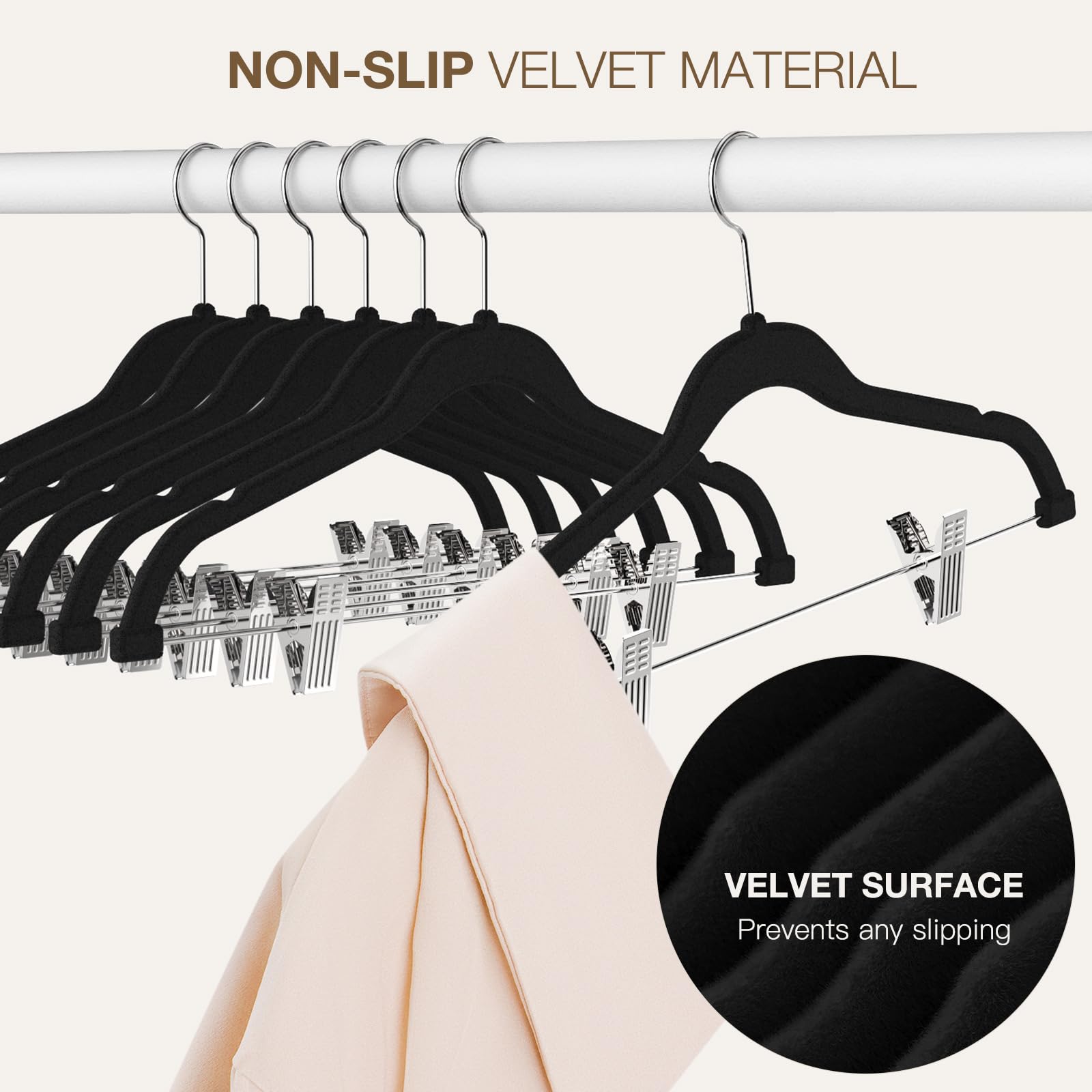 Korpai durable metal clip bar resists corrosion for long-lasting use.