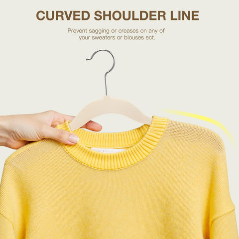 Notches for straps prevent slipping on delicate garments during daily use.