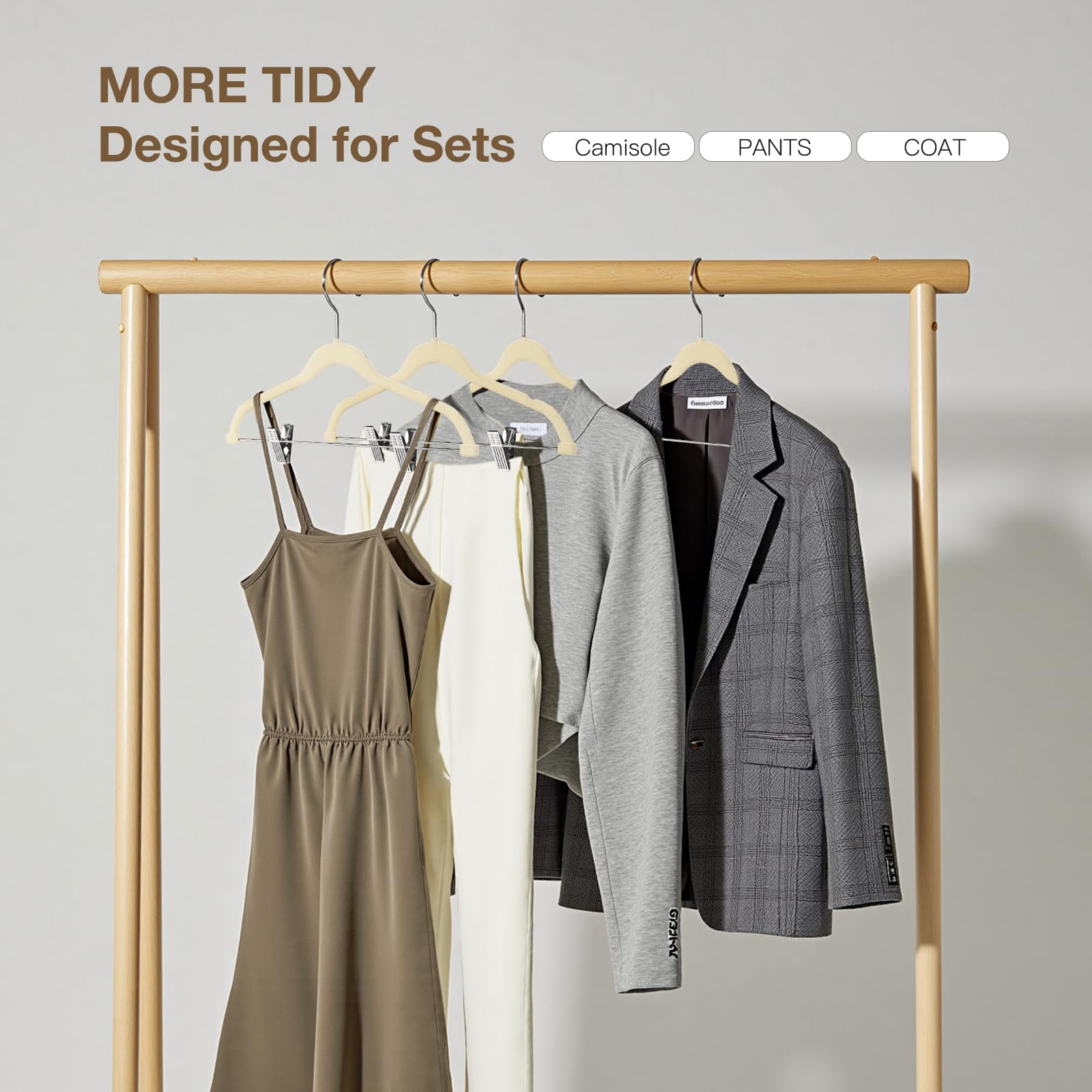 Slim 0.2-inch profile saves closet space without sacrificing durability.