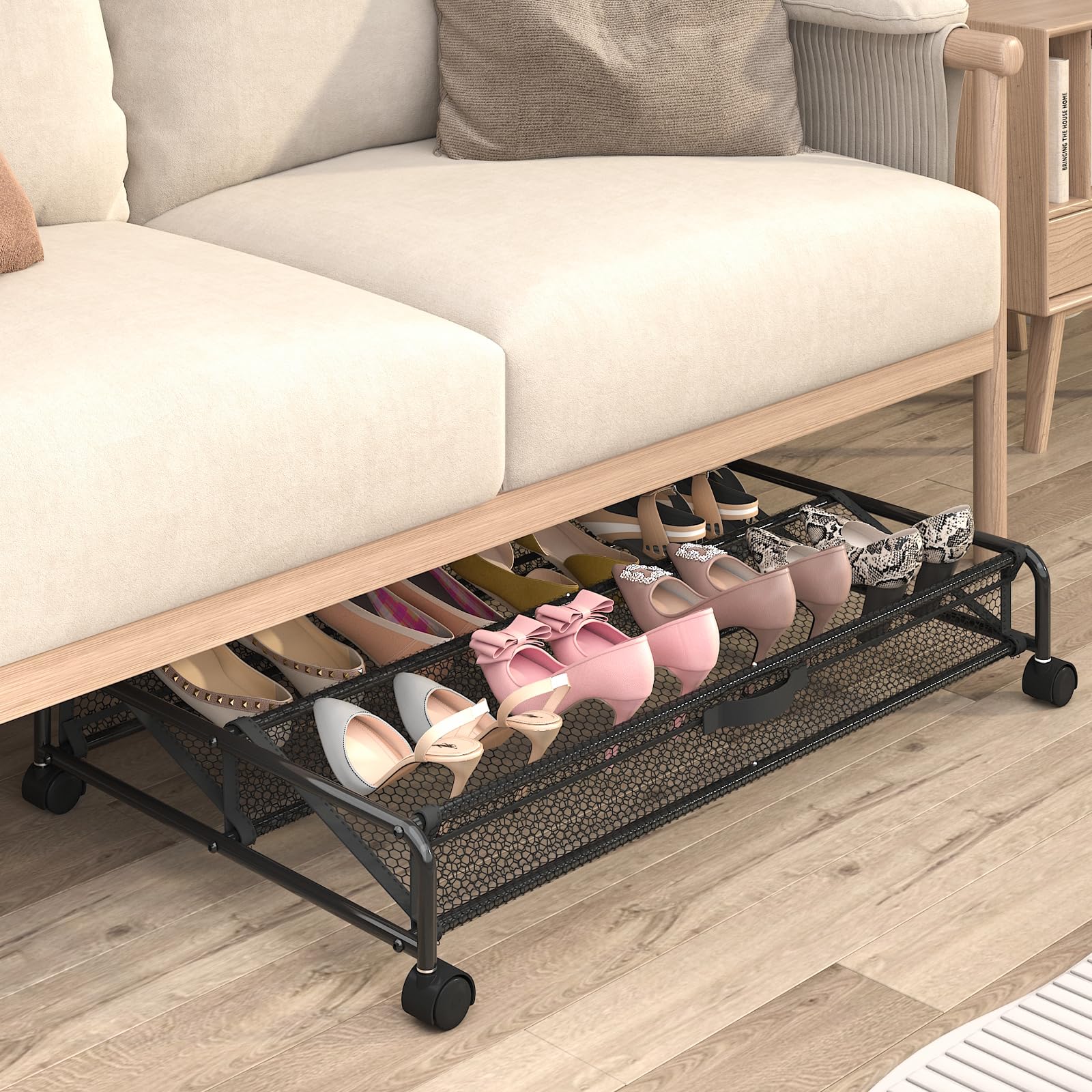 KOSIWU space-saving under-bed storage helps maximize small spaces efficiently.